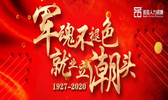 軍魂不褪色，就業(yè)立潮頭！熱烈慶祝中國人民解放軍建軍93周年！